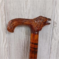 Hand Carved Wooden Cane