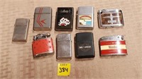 Lot of Vintage Zippo, Ronson, Penguin Lighters