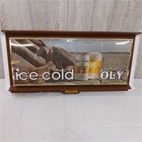 Olympia Beer Sign - Ice Cold Oly