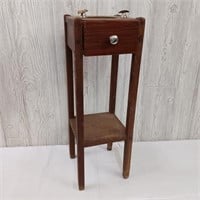 Vintage Wooden Smoking Stand