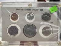1963 PROOF SILVER COIN SET CAPITAL HOLDER