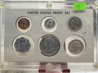 1964 PROOF SILVER COIN SET CAPITAL HOLDER