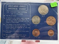 BRITAINS FIRST DECIMAL COINS