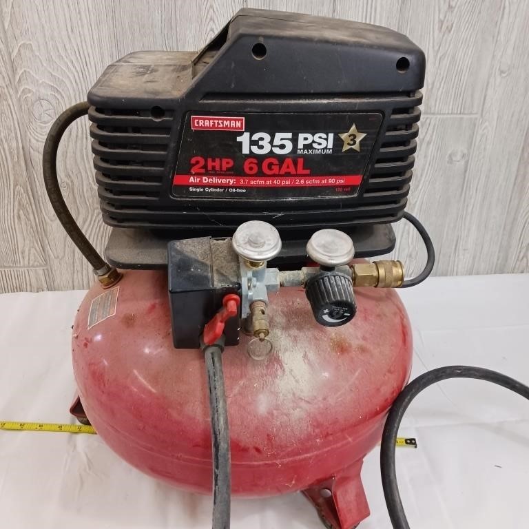 Craftsman 2HP Air Compressor WORKS!