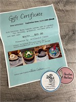 Gift Certificate to ArtCandid Cakes Lake George