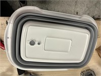 $38  Collapsible Dog Bathtub  Portable Tub (Gray)