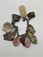 Polished rock bracelet - 6 inches