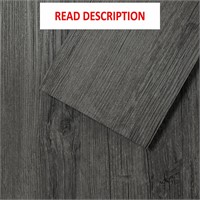 $79  Deep Wood Grain Floor Tile  6x36inch  36Pack