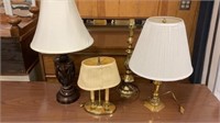 4 lamps