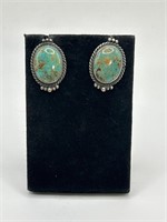 sterling silver earrings/turquoise