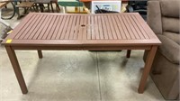 Lightweight patio table 60” x 32” x 30”
