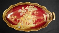 Carlton Ware 'Rouge Royale' Pagoda serving dish