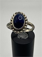 ladies costume gemstone ring - adjustable