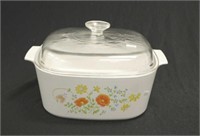 Large Corning Ware "Wild Flowers" casserole dish