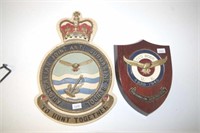 Two various  World War 2 commemorative shields