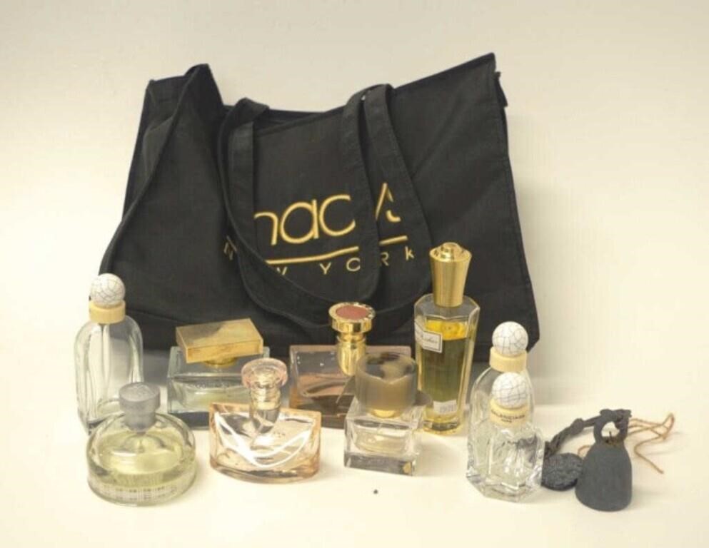 Quantity of assorted perfumes and bottles