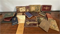 1800s autographed books / note pads