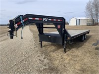 2019 PJ 20' Gooseneck Flat Deck Trailer