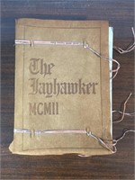 1902 Kansas Jayhawk yearbook - the Jayhawker