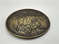 1997 American Indian youth belt buckle