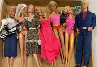 Barbie and Ken dolls