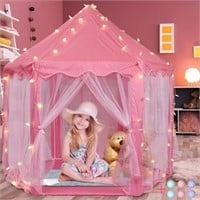 Volscity Princess Tent for Girls,Kids Castle Play