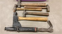 Hammers, hatchet & nail bar