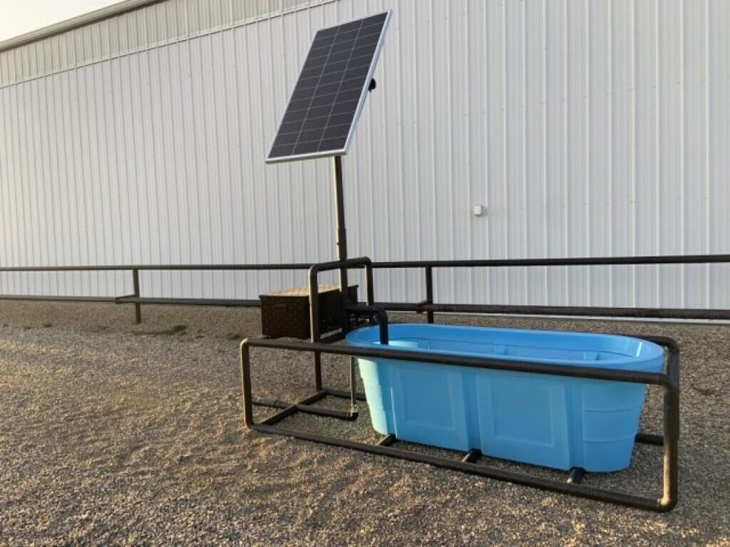 UNUSED Shop Built Solar Cattle Waterer