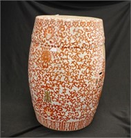 Chinese pottery drum stool