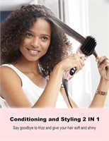 LANDOT Hair Straightener Brush Heated