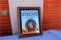 Stroh's Mirrored Sign