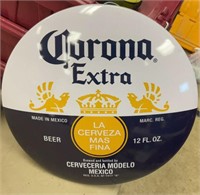 15" tin Corona Extra sign