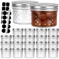 Mason Jars Canning Jars, 4 OZ Jelly Jars With