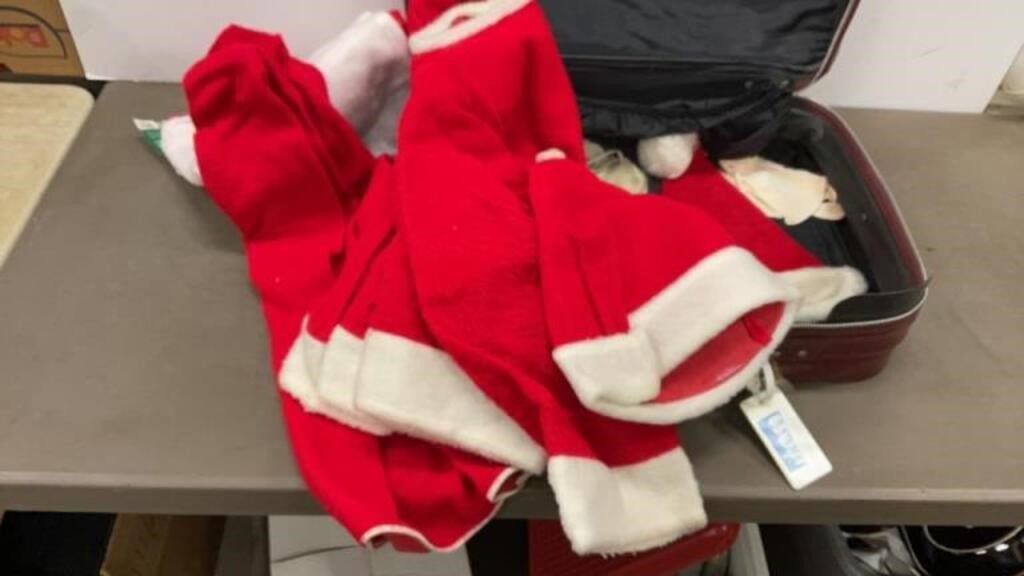 Older Santa Claus outfit