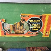 Gilbert "Big Boy" Tool Chest w/ Erector Set Pieces