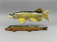 2 Fish Spearing Decoys