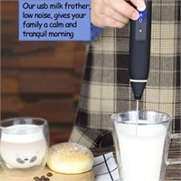 USB Rechargeable Milk Frother Handheld