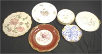 Group German ceramic tableware serving pieces