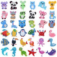 Kids Diy Diamond Art Mosaic 28pcs Animals