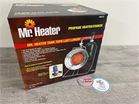 Mr. Heater New 10k-15k BTU/hr propane heater/cook