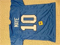 Drake Maye Signed Jersey w/COA