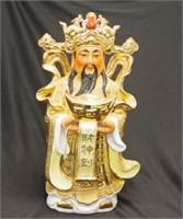 Large Chinese ceramic Immortal figure