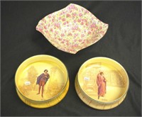 Two Royal Doulton "Shakespeare series" bowls