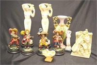 Quantity of various decorative Italian ornaments