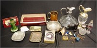 Box of various table wares and accessories
