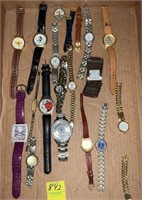 Assorted ladies watches, including Mickey