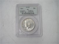 1964 Silver Kennedy Half Dollar PCGS 50C