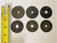 Chines Genuine Old Copper Coins Dynasty-Real