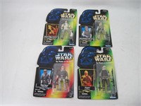 Star Wars Figures x4 Skywalker Han Solo