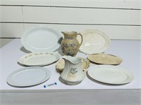 Ironstone & Other Pitchers/Platters